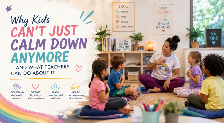 Why Kids Can’t “Just Calm Down” Anymore, and What Teachers Can Do About It