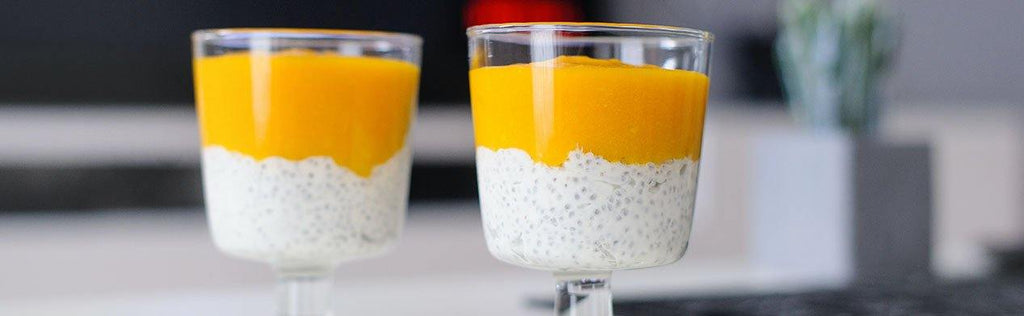 mango vanilla chia pots