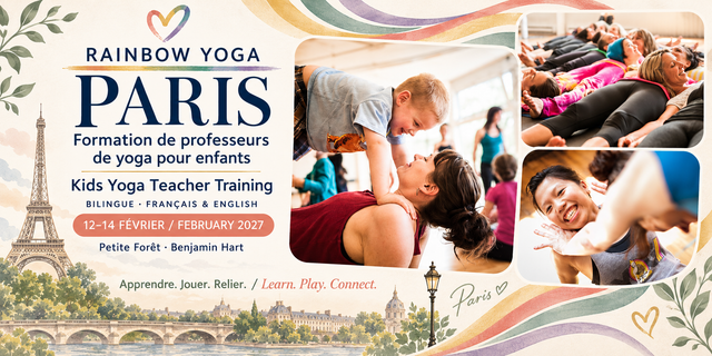 Paris · Yoga enfants / Kids Yoga · Français & English · 12–14 Feb 2027