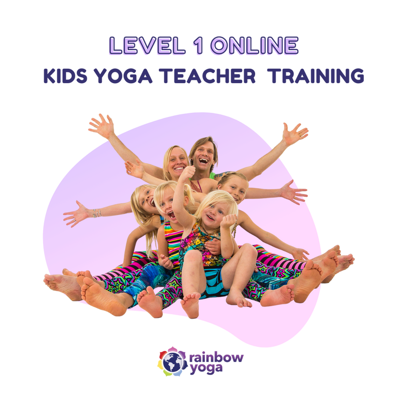 Open image in slideshow, Level 1 50 Hour Online Kids Yoga Teacher Training - RainbowYogaTraining
