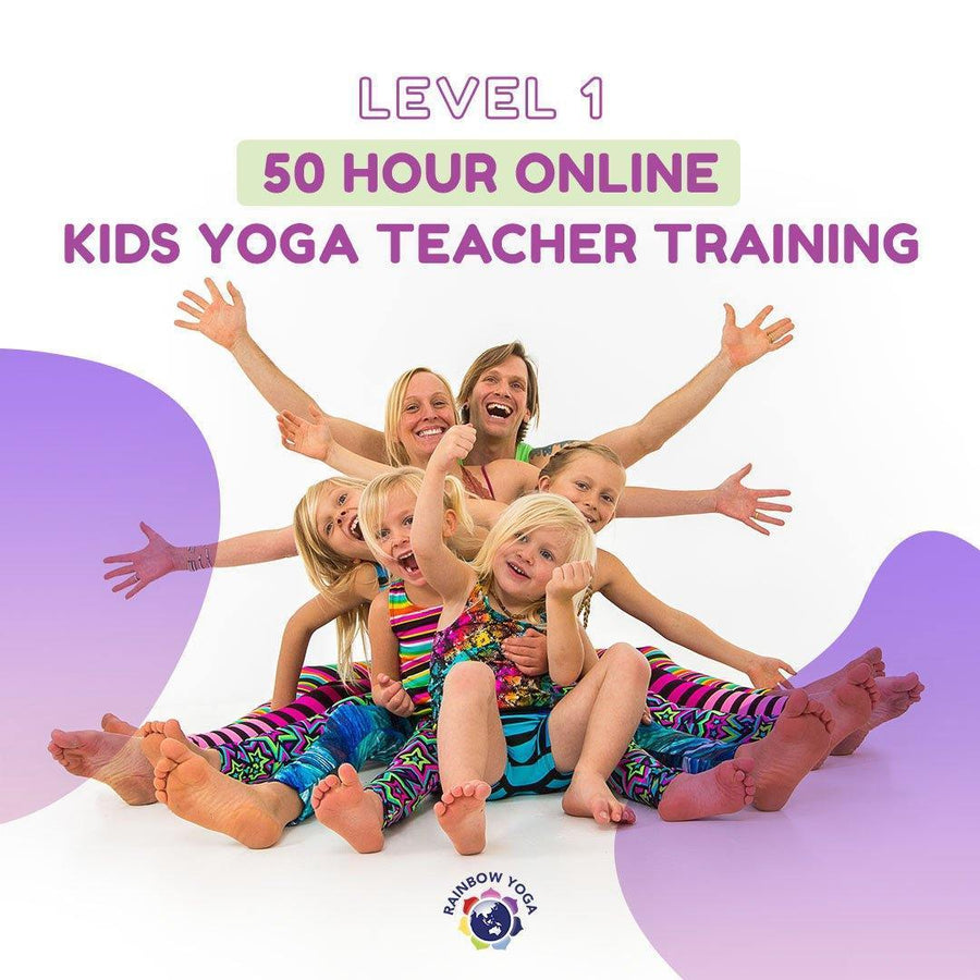 کلاس آنلاین Rainbow Kids Yoga Level 1 برای آموزش کودکان
